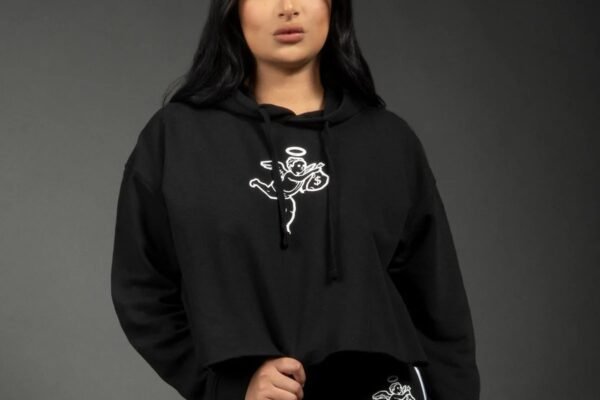 Croptop Hoody Short Set