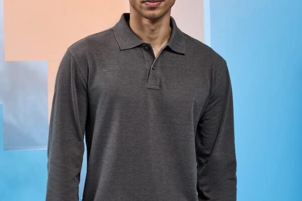 Mens Long Sleeve Polo Shirt