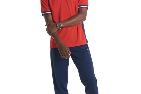 Mens Sports Panelled Polo Shirt