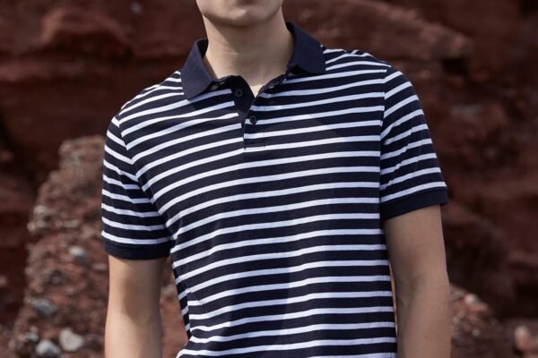 Mens Striper Polo Shirt
