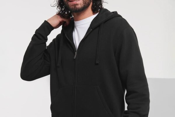 Mens Zipper Pullover Kangroo Pocket Hoody2